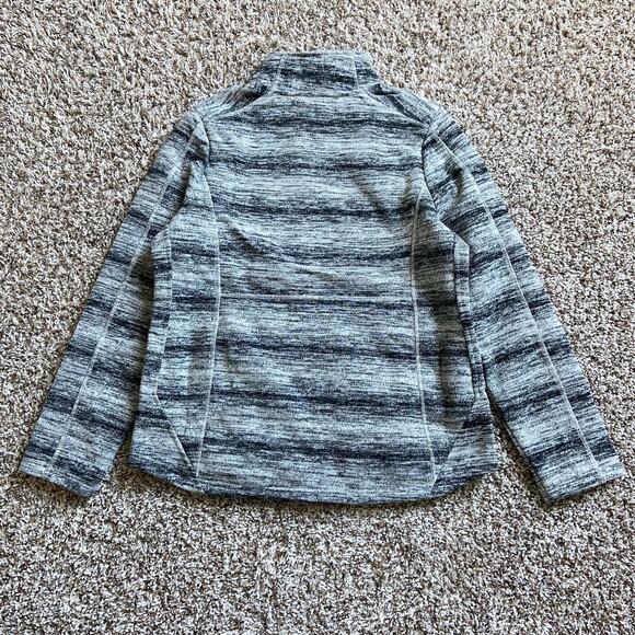 Aventura Sami Jacket Women's M Black Gray Ombre Fleece Lined Full Zip Sweater - Picture 2 of 8